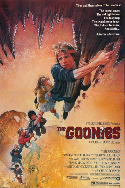 carátula de la película los goonies
