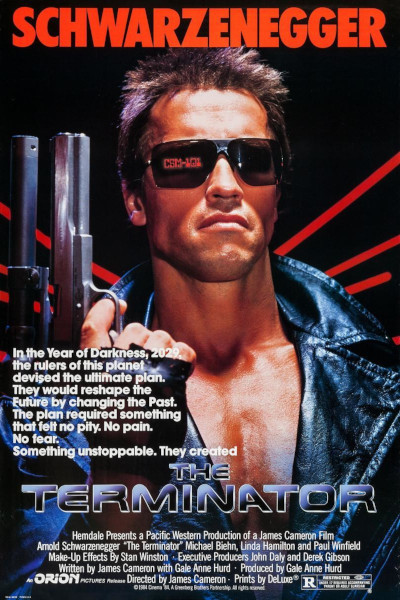 carátula de la película terminator